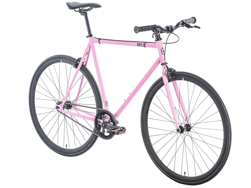 6KU Rogue Single Speed Bike - Pink/Black-1