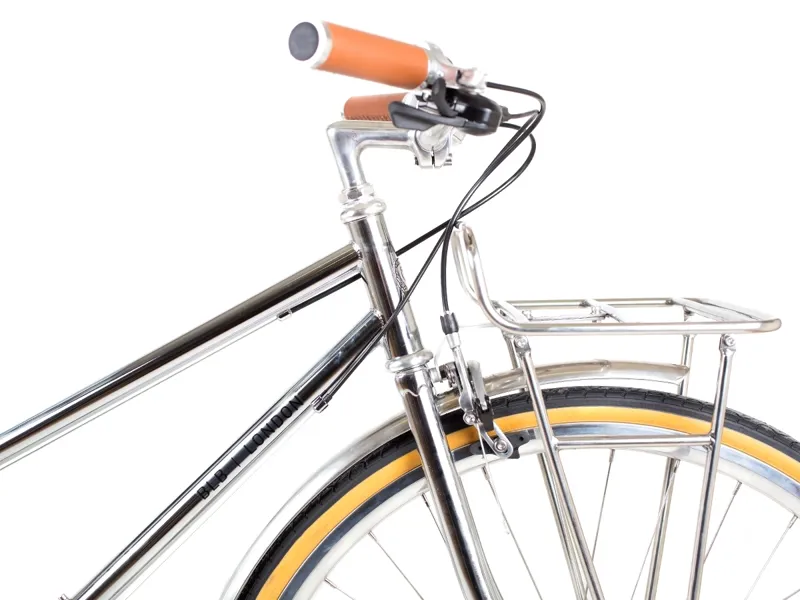 BLB Butterfly 8 speed Ladies Town Bike - Chrome-5