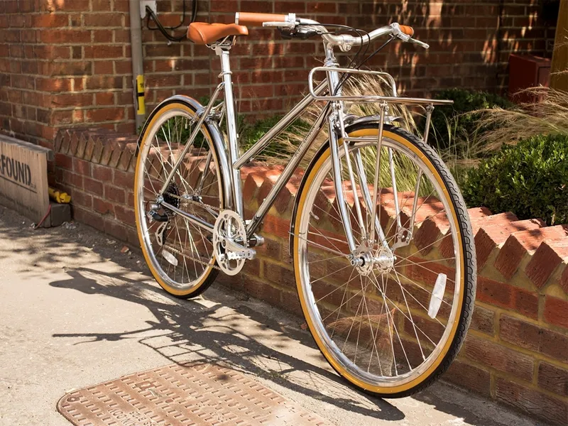 BLB Butterfly 8 speed Ladies Town Bike - Chrome-3