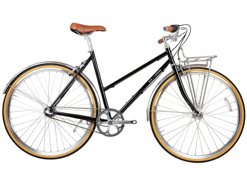 BLB Butterfly 8 speed Ladies Town Bike - Black
