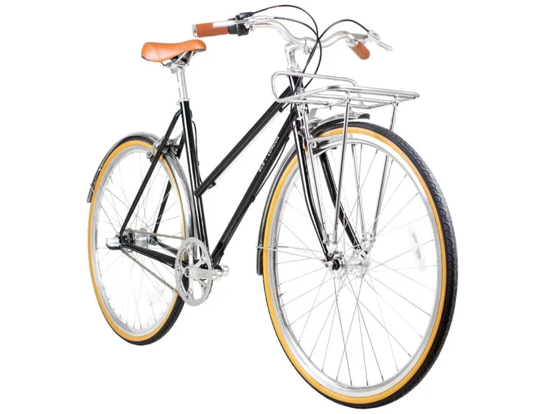 BLB Butterfly 8 speed Ladies Town Bike - Black-1