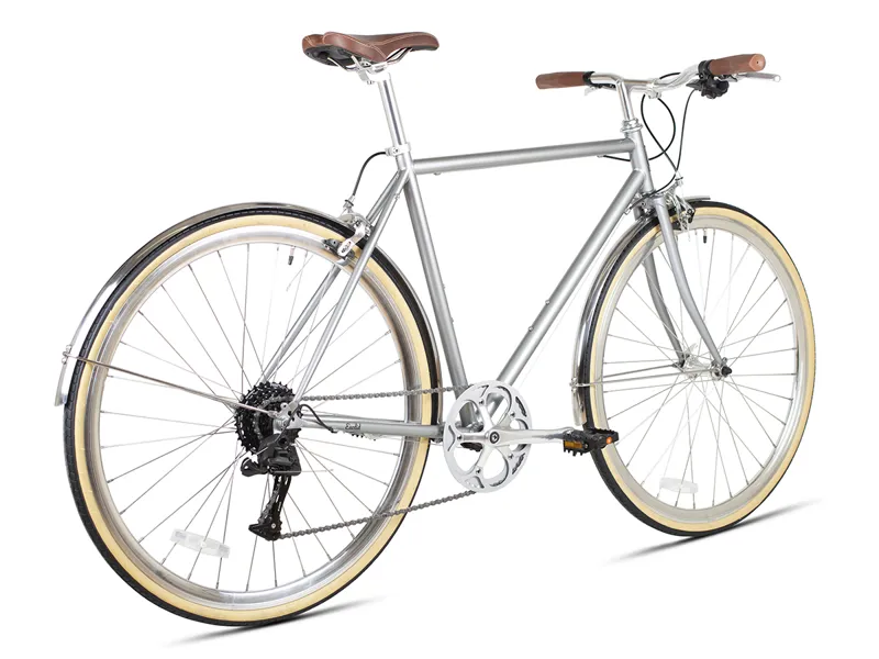 6KU Odyssey - Mens 8spd City - Brandford Silver-2