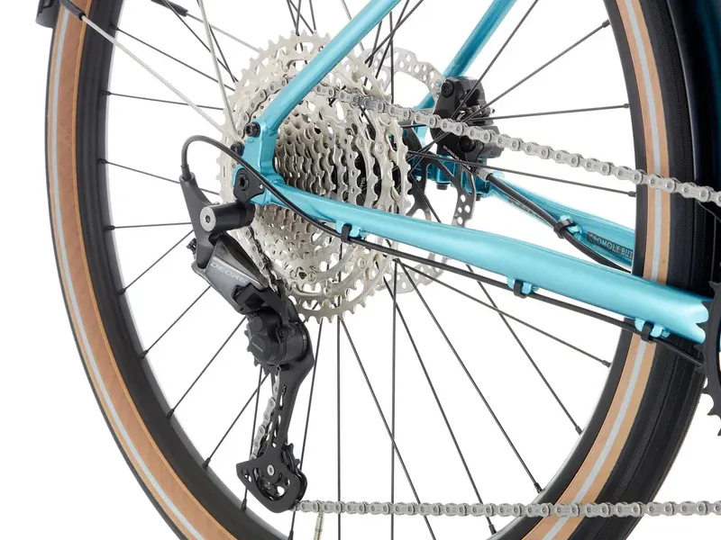 Kona - Dr. Dew - Urban / Commuter Hybrid Bike - Blue-3