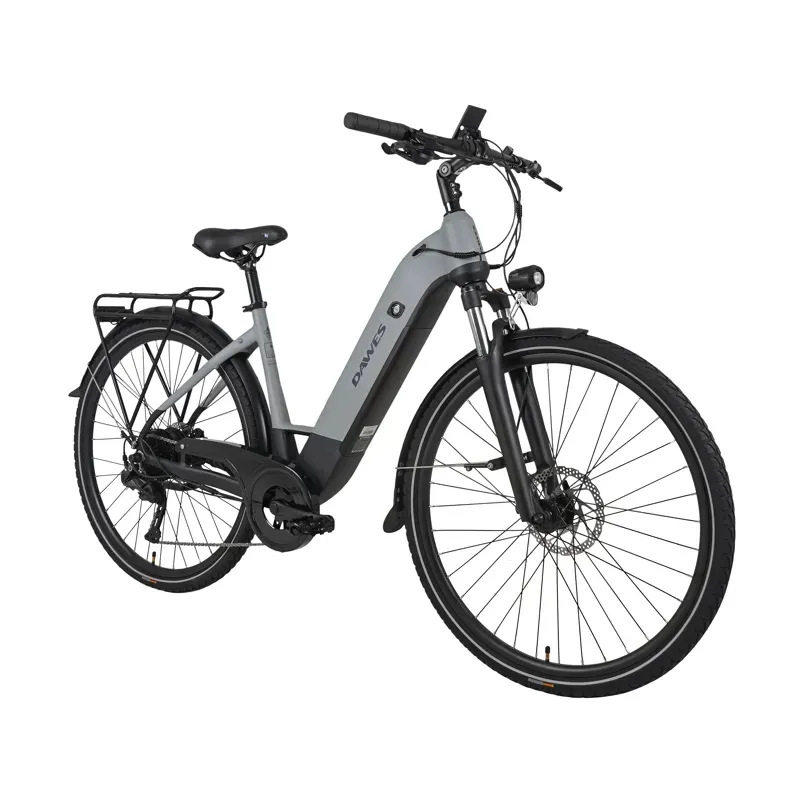 Dawes Spire Low Step 2.0 Cues 2025 Light Hybrid Electric Bike - Grey/Black-1