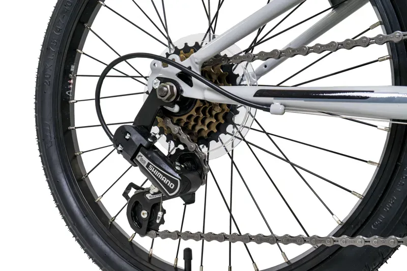 Falcon Jetstream 20 Kids 11-inch Hybrid Bike 11 in Grey-2