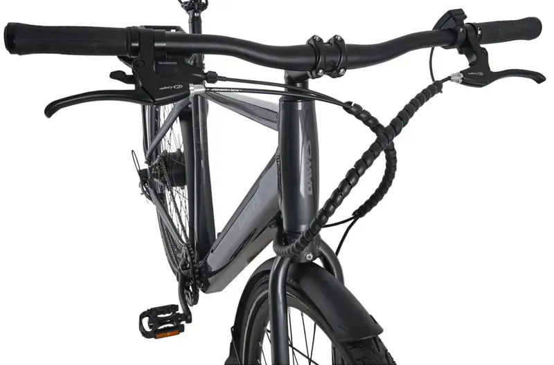 Dawes Scenic Crossbar Electric Hybrid Bike In Dark Grey-5