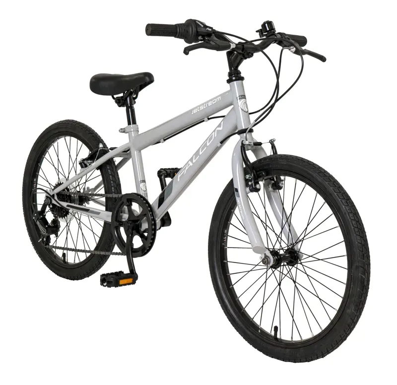 Falcon Jetstream 20 Kids 11-inch Hybrid Bike 11 in Grey-1