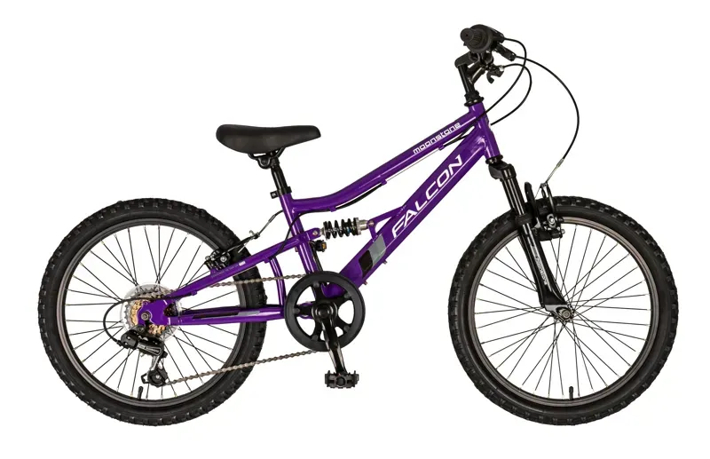 Falcon Moonstone 20 11-inch Kids Mountain Bike in Purple