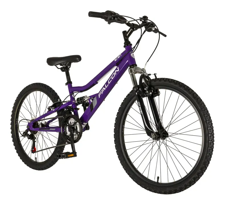 Falcon Siren 24 12-inch Frame Kids Bike in Purple-1