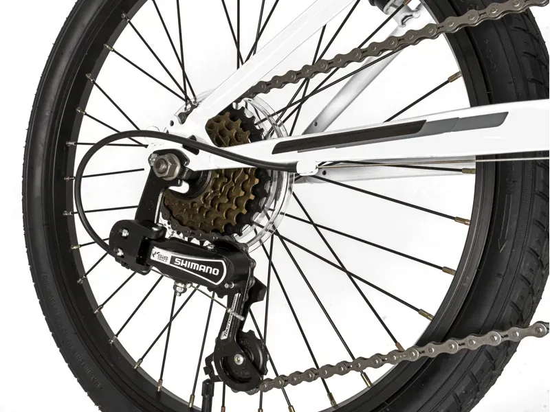 Falcon Starlight 20 11-inch Bike in White-2