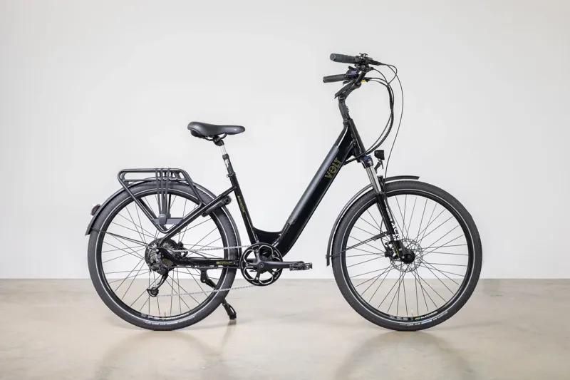 Volt Burlington Step Through Classic Hybrid Electric Bike Large Battery - Black