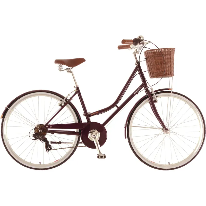 Dawes Cambridge Womens Heritage City Bike- Plum
