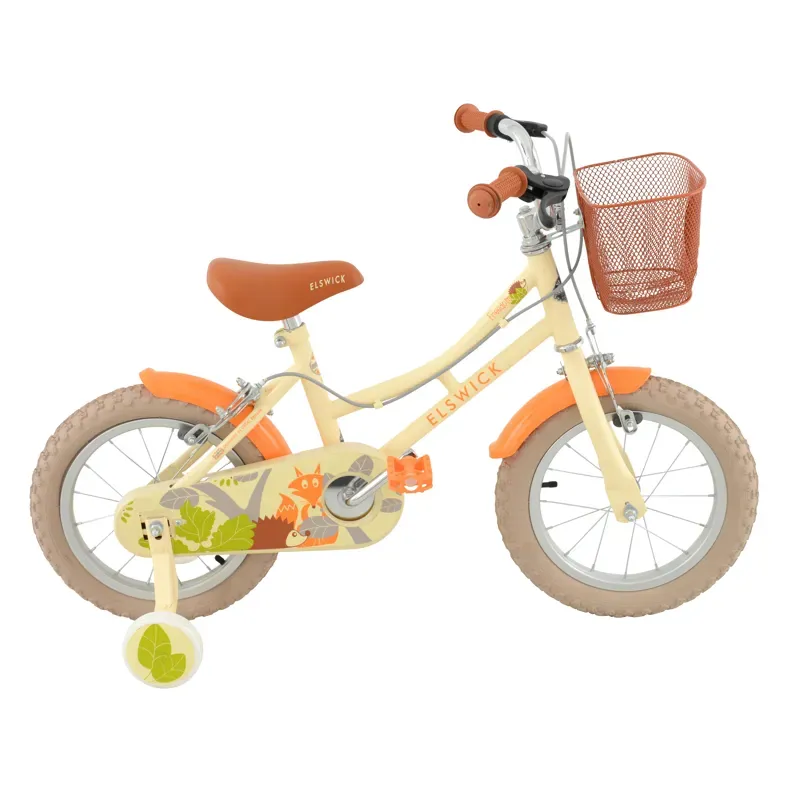 Elswick Freedom 14in Children's City Bike in Cream/Orange