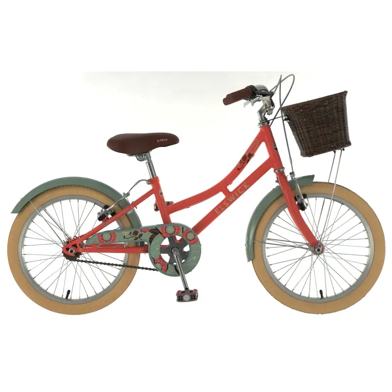 Elswick Harmony 18in Children's City Bike in Coral/Khaki