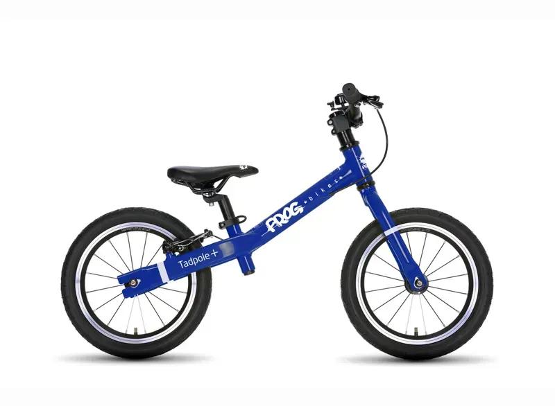 Frog Bikes Tadpole Plus Kids Balance Bike In Electric Blue