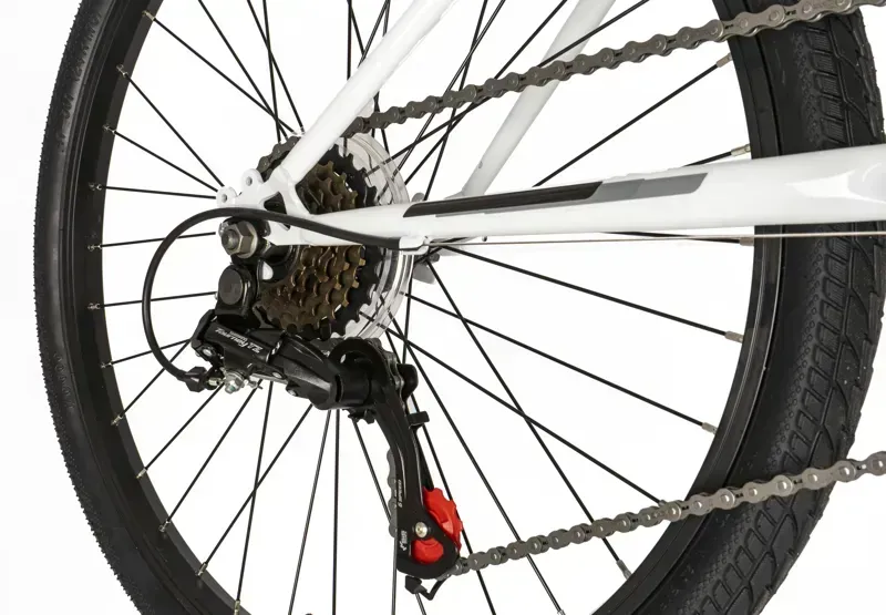 Falcon Aurora G24 Kids 14-inch Hybrid Bike in White-4