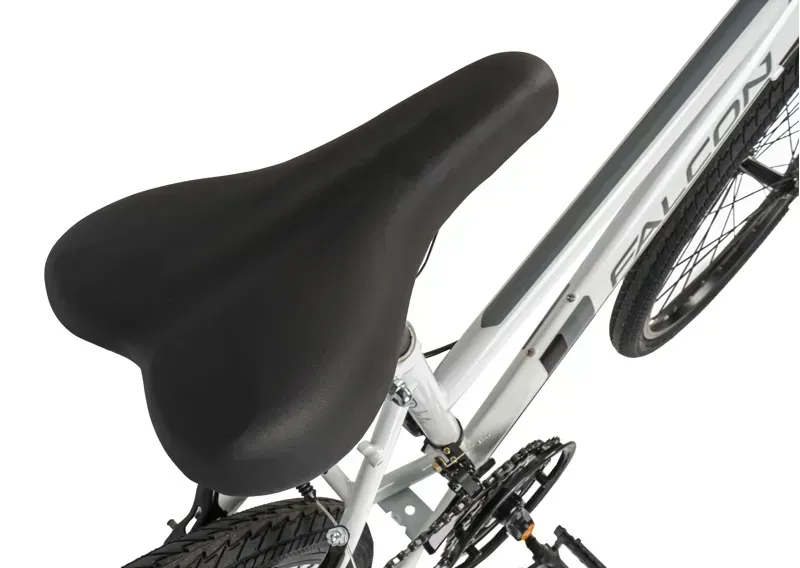 Falcon Aurora G24 Kids 14-inch Hybrid Bike in White-5