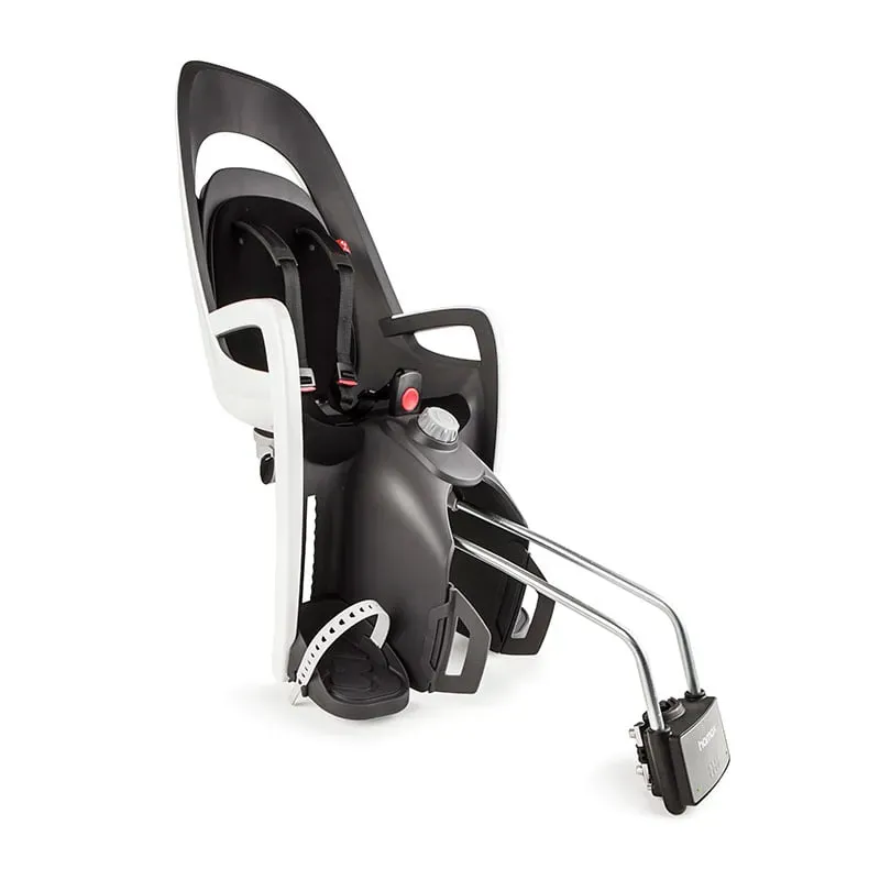 Hamax Caress Child Bike Seat w/Lockable Bracket in White/Black