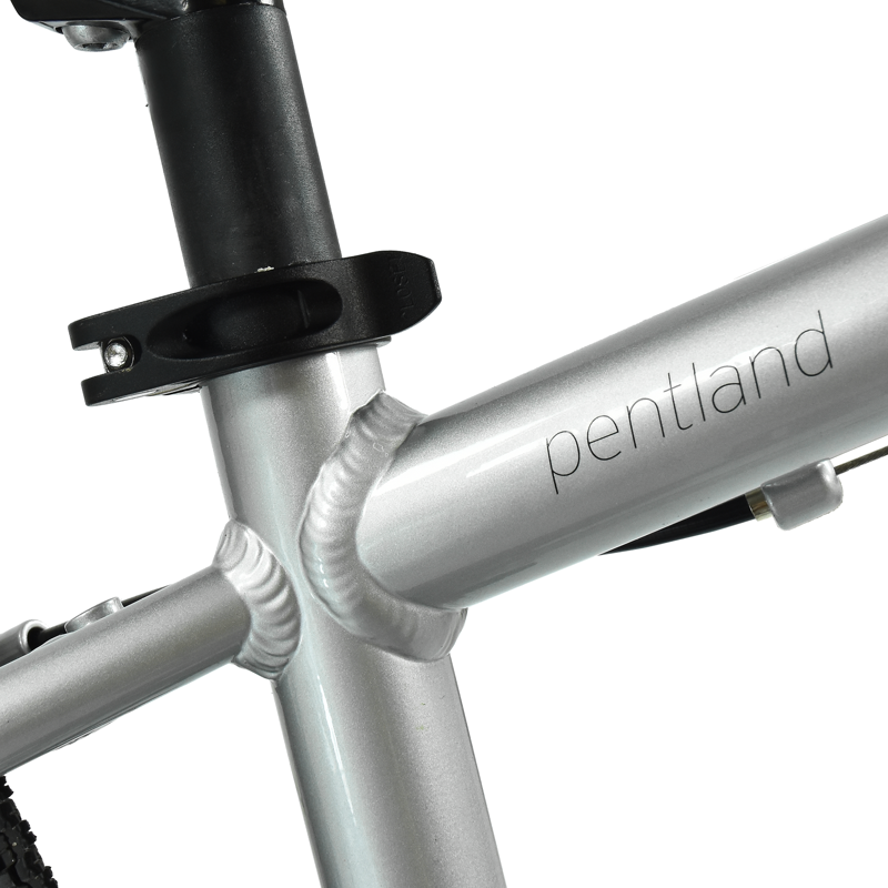 Hoy Pentland 20inch Kids Hybrid Bike in Titanium Silver-5