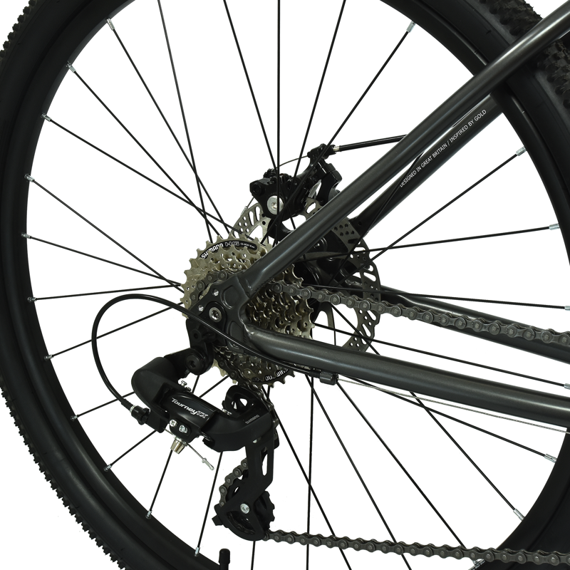 Hoy Pentland 26inch Kids Hybrid Bike in Stealth Black-4