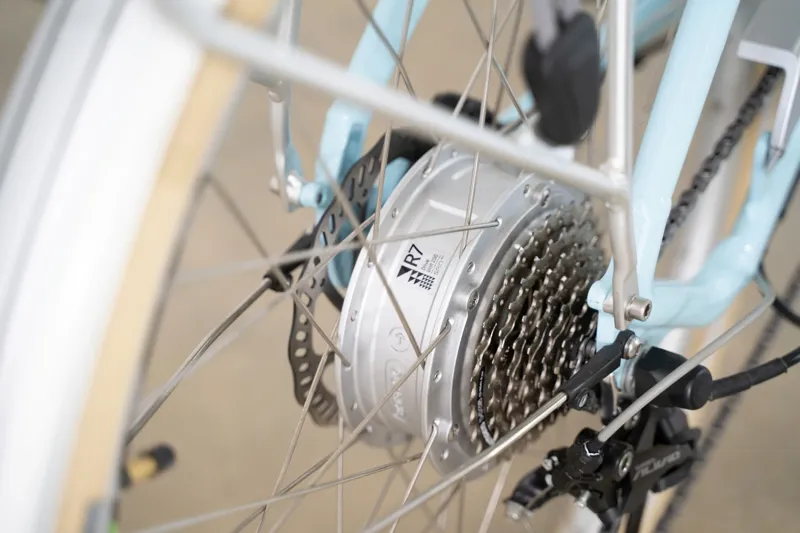 Volt Kensington Step Through Hybrid Electric Bike - Blue-2