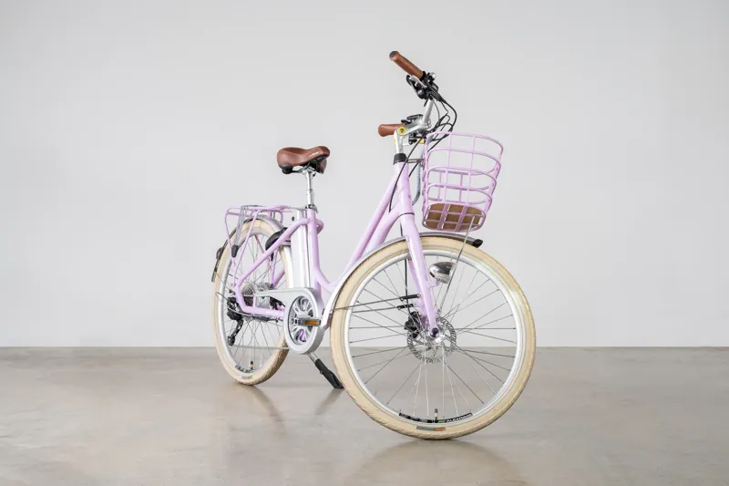 Volt Kensington Step Through Hybrid Electric Bike - Pink-1