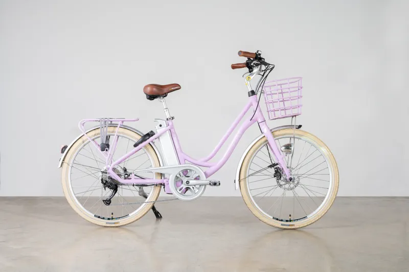 Volt Kensington Step Through Hybrid Electric Bike - Pink