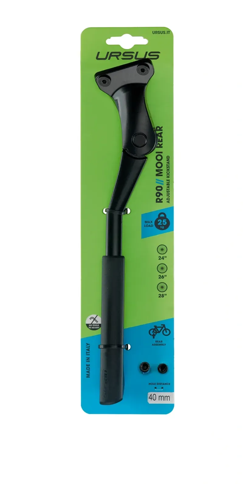 Ursus Mooi Rear Kickstand Black-1