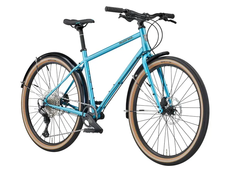 Kona - Dr. Dew - Urban / Commuter Hybrid Bike - Blue-1