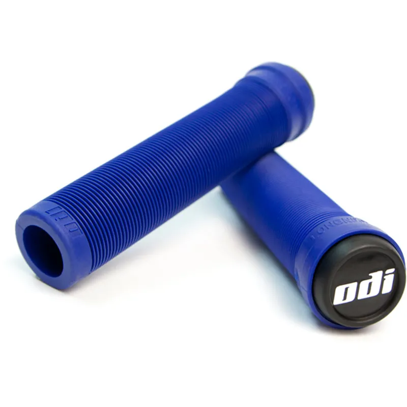 Odi Longneck Pro Soft BMX Scooter 135mm Grips in Blue