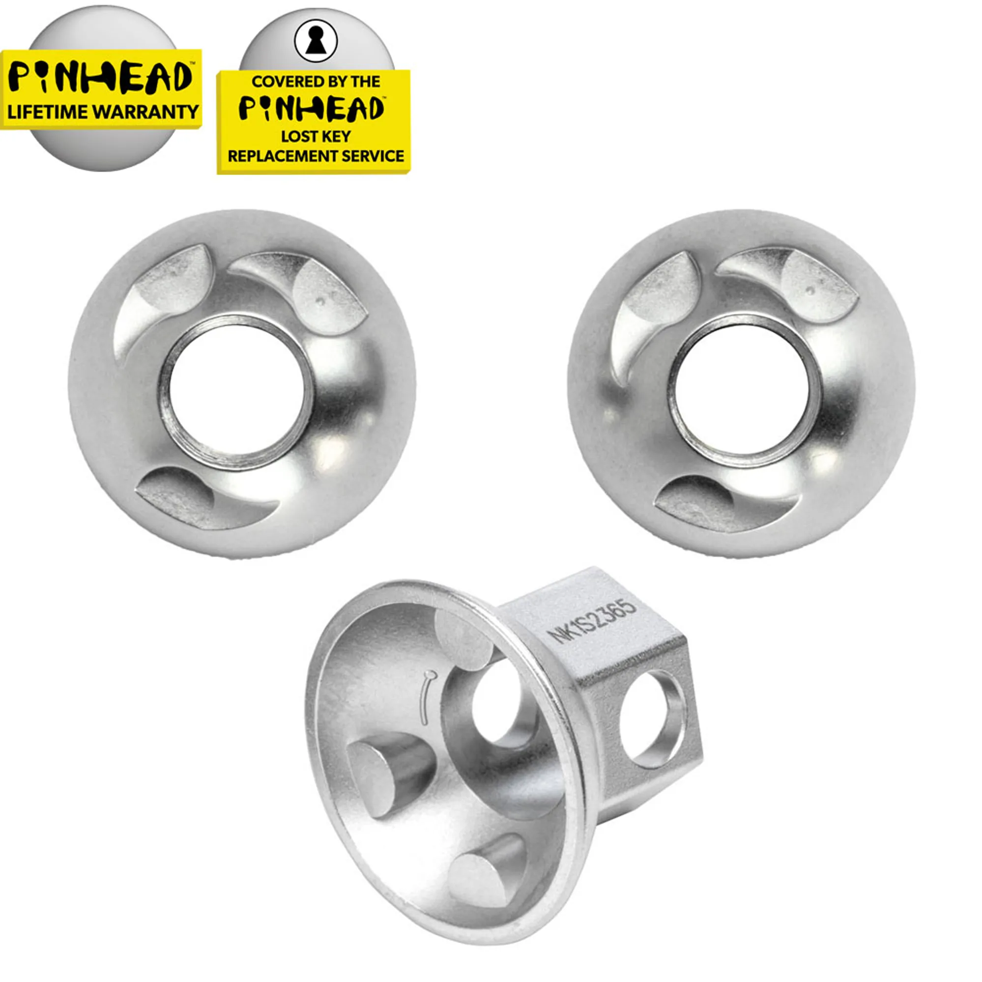 Pinhead Solid Axle Wheel Lock M9 Security System.