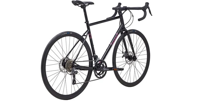 Marin Nicasio Gravel Bike in Gloss Black/Pink-2