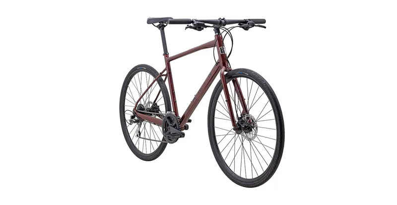 Marin Fairfax 2 Flat-Bar Fitness Bike in Gloss Red/Black-1