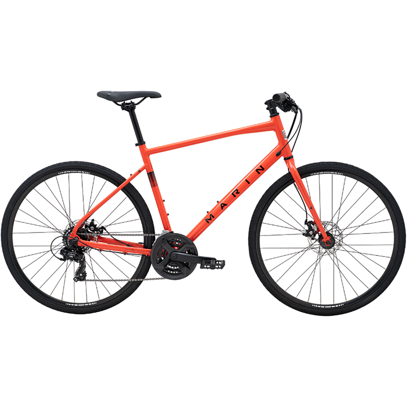 Marin Fairfax 1 Hybrid Bike 2026 in Orange