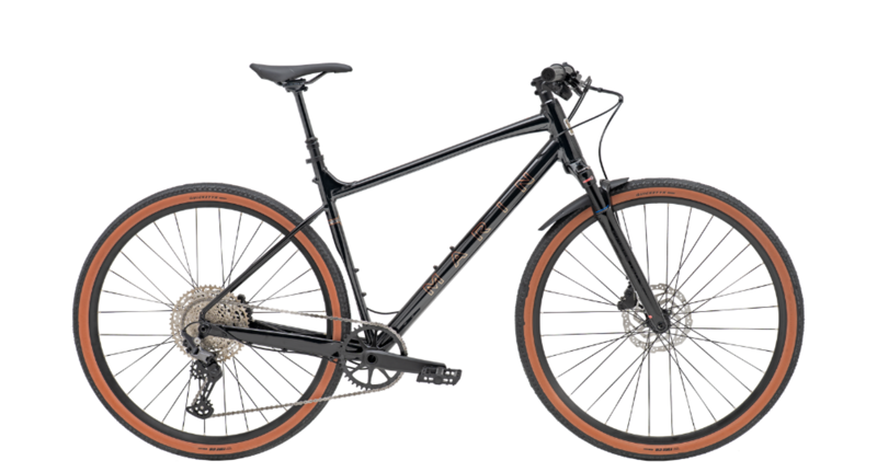 Marin DSX FS Hybrid Gravel Bike 2026 in Black / Orange