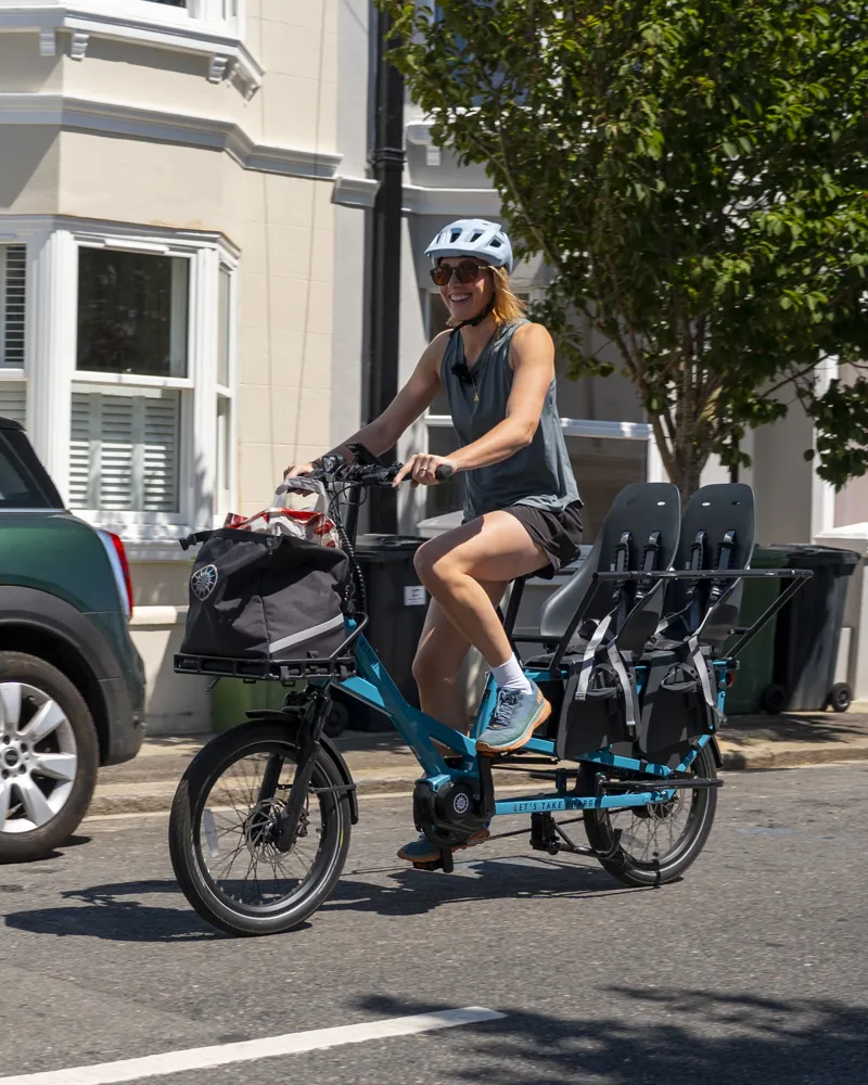 Estarli L20 2.0 Longtail 600Wh Electric Cargo Bike - Family Pack-6