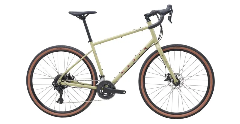 Marin Four Corners 1 Gravel Bike 2026 in Tan Maroon