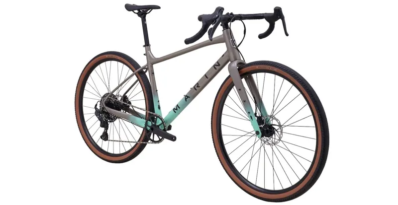 Marin Gestalt X10 Gravel Bike 2026 in Grey/Green-1