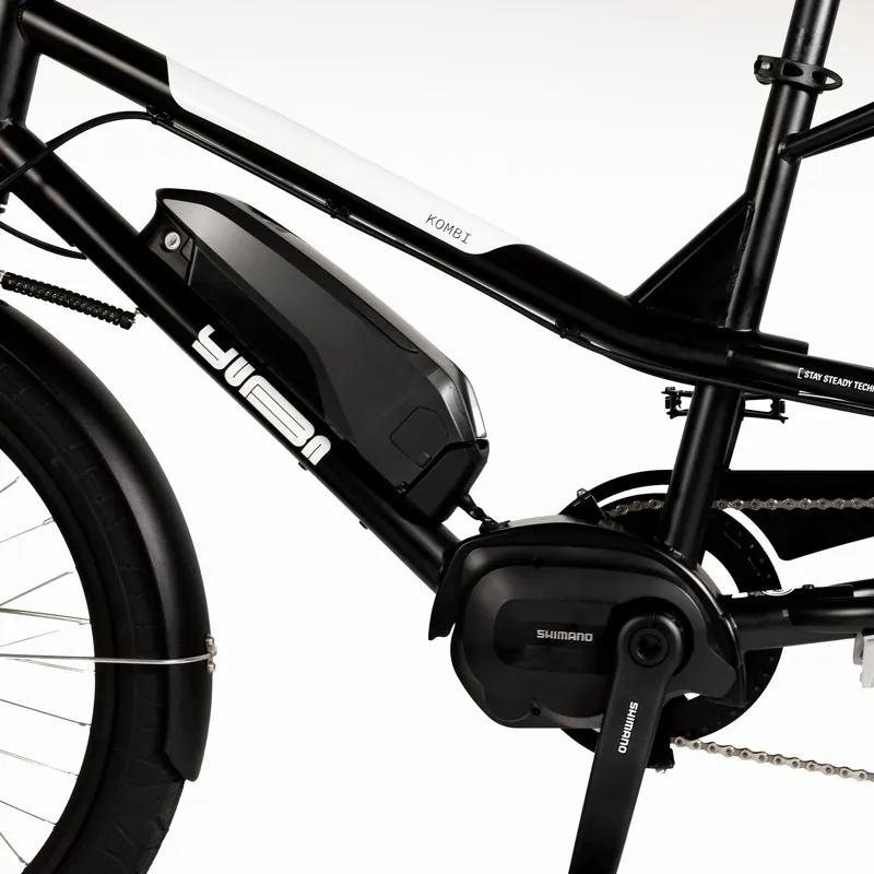 Yuba Kombi Shimano E6 Electric Cargo Black-3