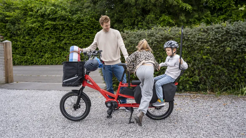 Estarli L20 2.0 Longtail 600Wh Electric Cargo Bike - Family Pack-7