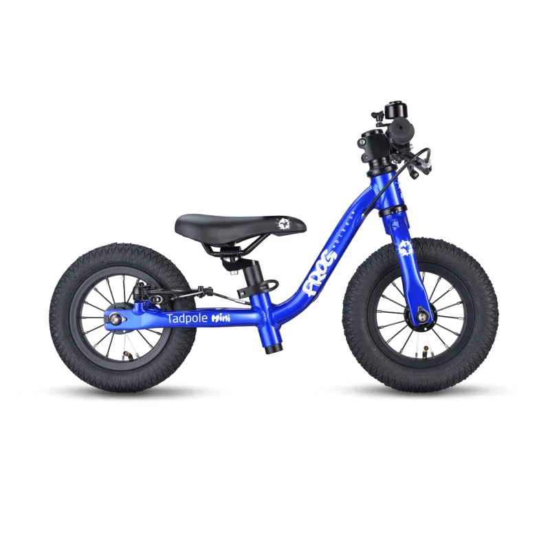 Frog Bikes Tadpole Mini Kids Balance Bike In Electric Blue