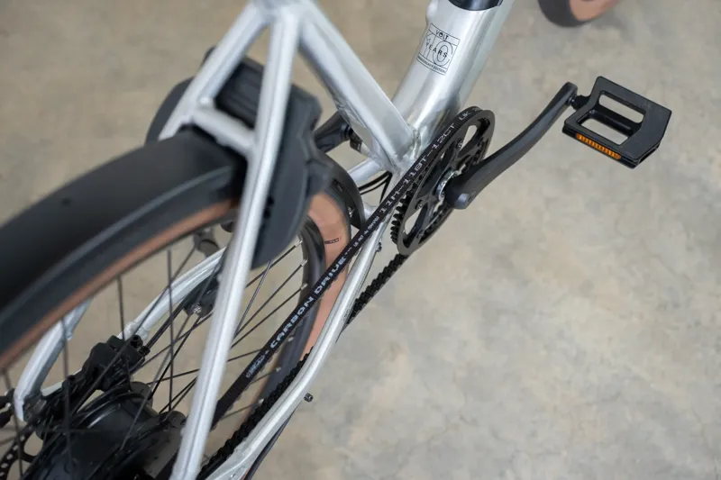 Volt London Urban Hybrid Electric Bike - Silver-5