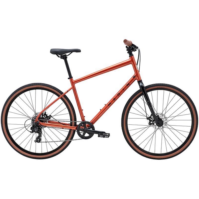 Marin Kentfield 1 Hybrid Bike 2026 in Orange