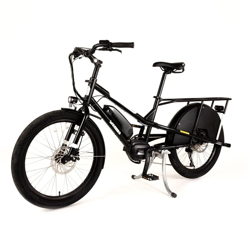Yuba Kombi Shimano E6 Electric Cargo Black-4