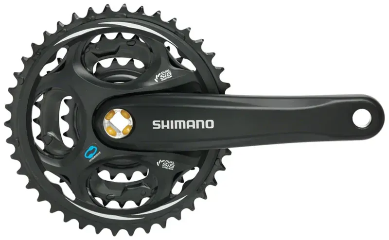 Shimano Altus FC-M311 48/38/28-tooth 175mm Crankset in Black-1