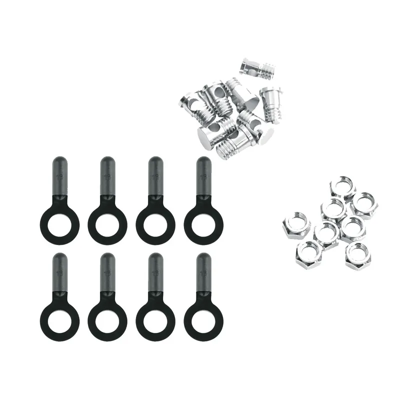 SKS Chromoplastics Longboard Bluemels Bolts Nuts and Endcaps