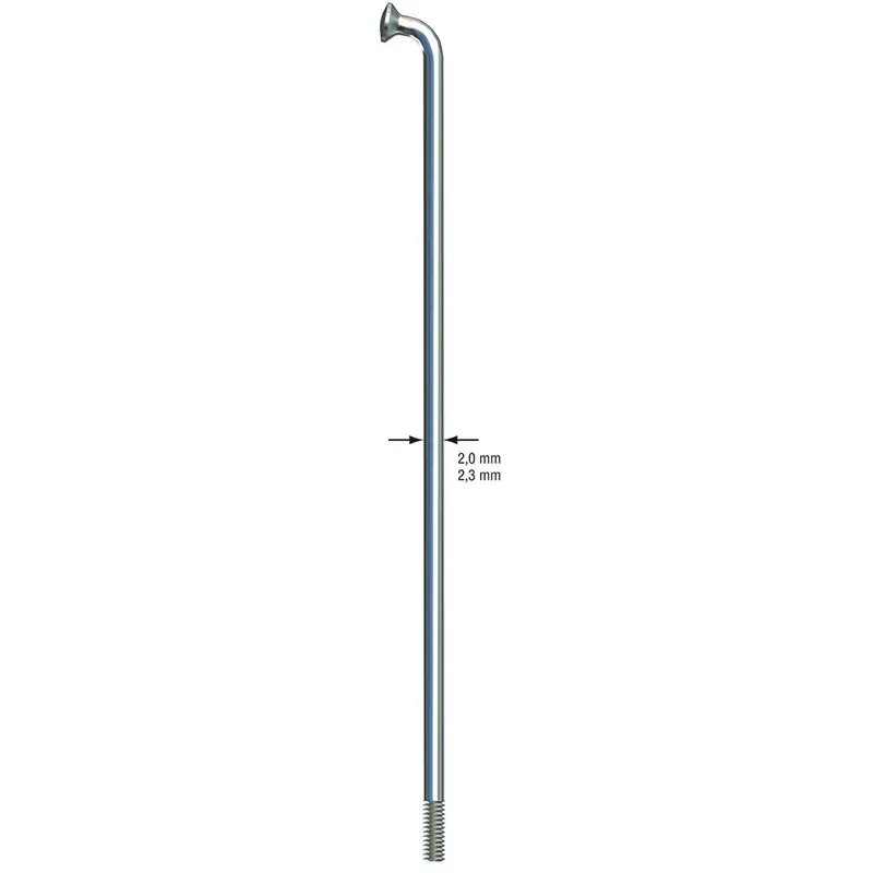 Sapim Leader Spokes in Silver - 262mm