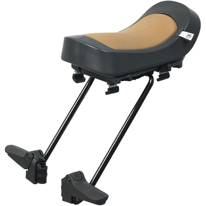 Urban Iki Junior Bike Seat with Rack Mount - Bincho Black / Kurumi Brown-1
